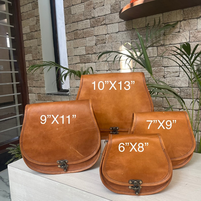 Leather Crossbody bags for Women Large Leather Purse, Leather Purse Crossbody, Saddle Bag Purse, Leather Handbags, Leather Satchel image 10