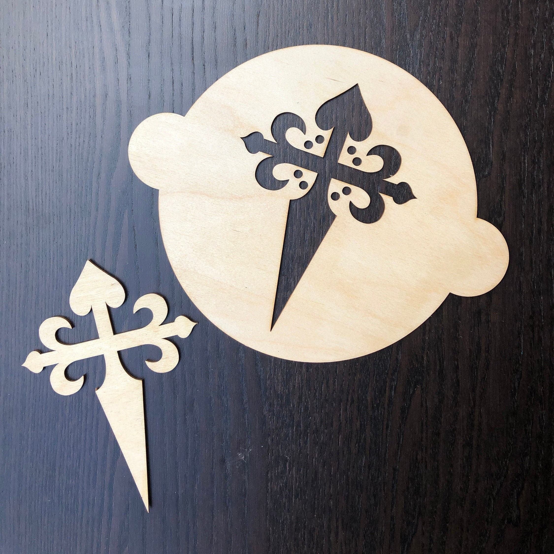 Tarta De Santiago Stencil Camino De Santiago Cake Stencil - Etsy