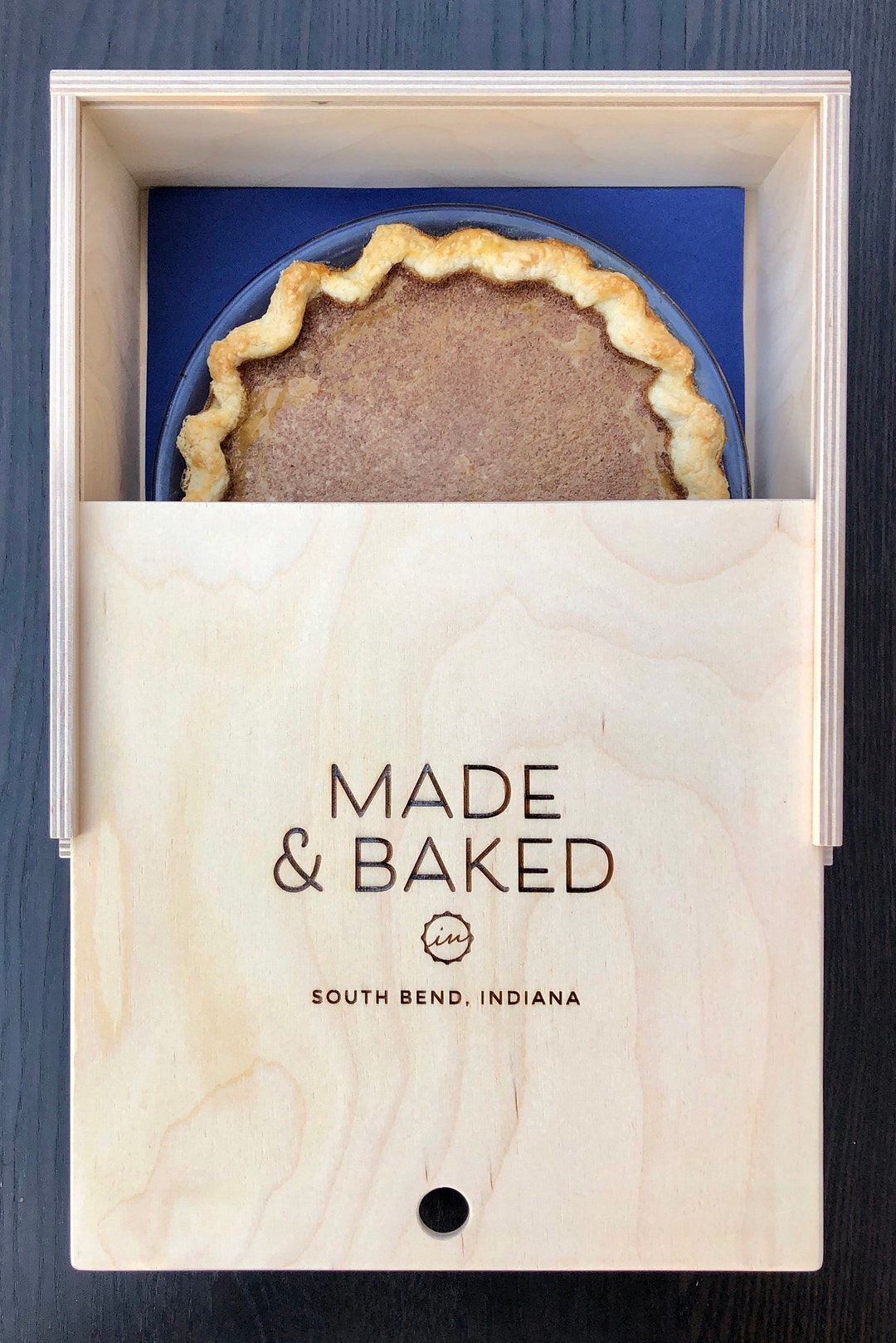 Personalized Wood Pie Box Wooden Pie Box Pie Box Wood Gifts Etsy