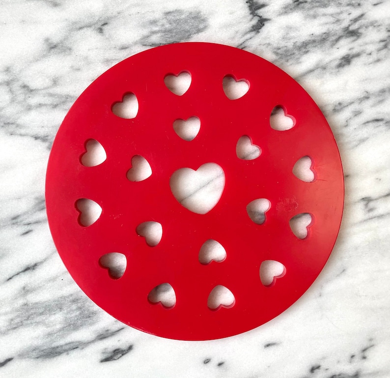 Heart Pie Crust Cutter, Valentine Baking, Valentine Gift for Baker, Heart-Shaped Cutter, image 4