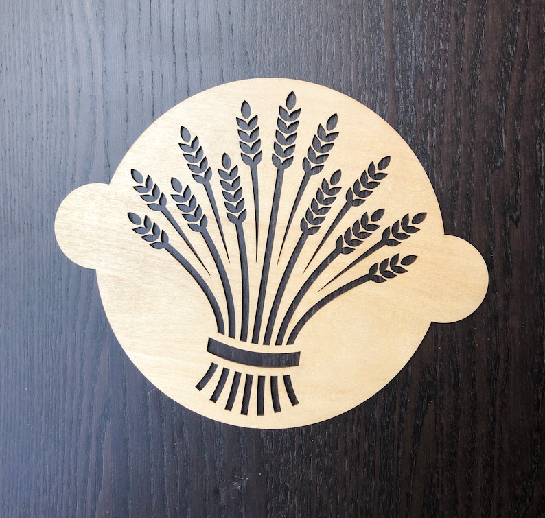 Fall Harvest Cake Stencil Wheat Cake Stencil Fall Cake Etsy UK