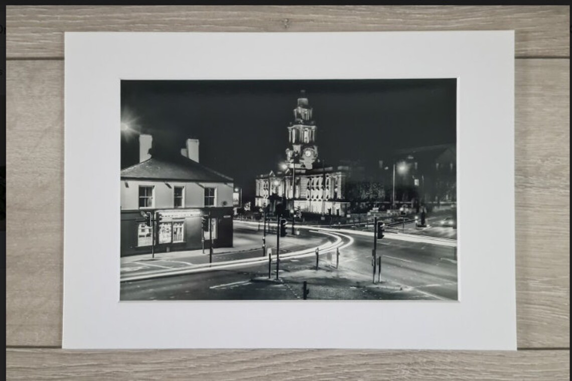 STOCKPORT ART PRINT Traffic Wall Print Historical Building Etsy