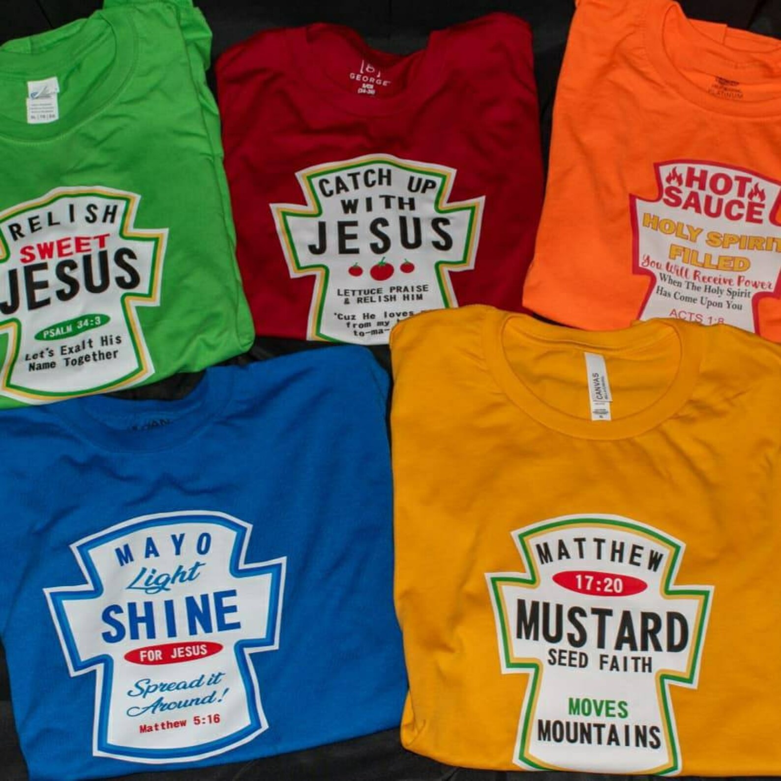 Christian Condiments T shirts Etsy