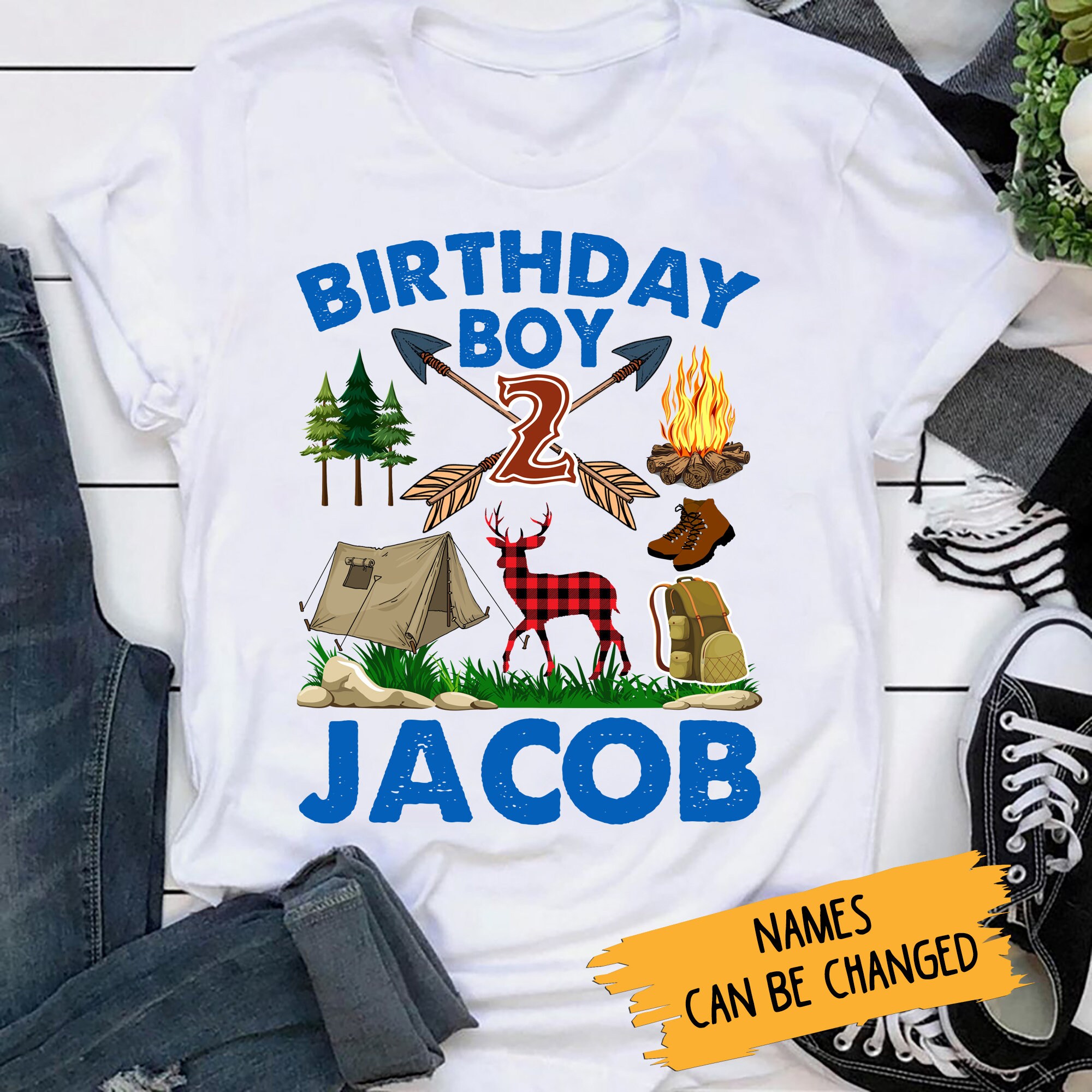 RD Camping birthday shirt one happy camper birthday shirt Etsy