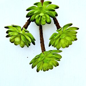 Artificial Succulent Pick: Realistic Greenery for Wreaths & Crafts