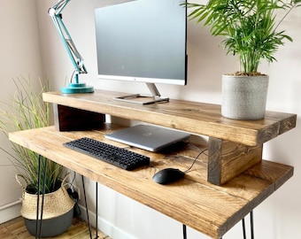 Monitor Stand | Monitor Riser | Desk Organiser | Desk Shelf | Laptop Stand | Desk Storage | Computer Stand | Home Office | Customisable |