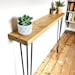 Rustic Console Table | Wooden Console Table | Narrow | Radiator Shelf | Hallway Table | Reclaimed | Living Room Furniture | Radiator Table