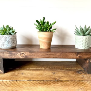 Blumenständer | Blumenständer | Holzpflanze | Blumenständer aus Holz | Übertopf Blumentopf | Rustikal massiv Holz | Individuell | Pflanzenhalter | Holz