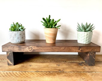 Plant Stand | Flower Stand | Wooden Plant | Wooden Plant Stand | Indoor Plant Stand | Rustic Solid Wood | Custom | Plant Organizer | Wood