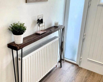 Radiator Shelf | Console Table | Narrow Table | Hallway Table | Table | Hall Table | Reclaimed Console Table | Entryway Furniture