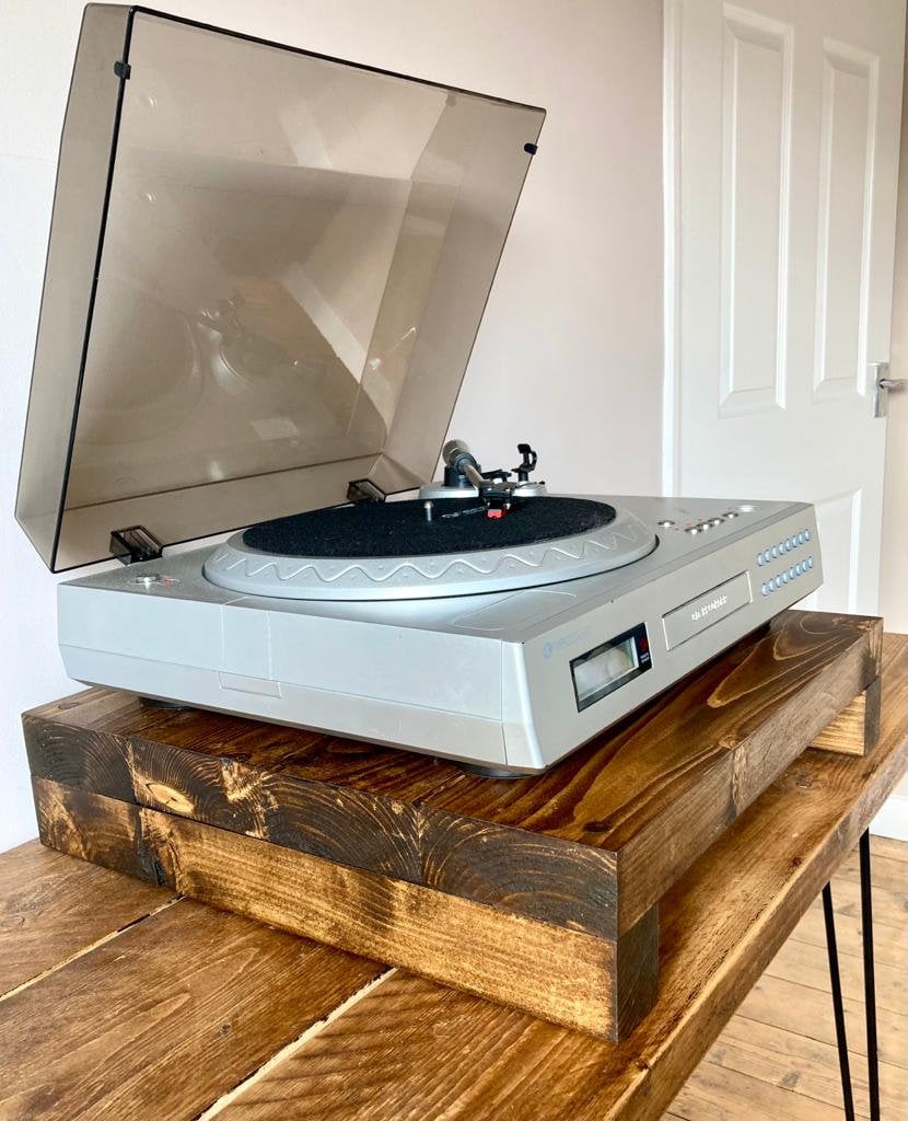 Record Player Stand Desk Organiser Amp Riser Desk Shelf Etsy UK