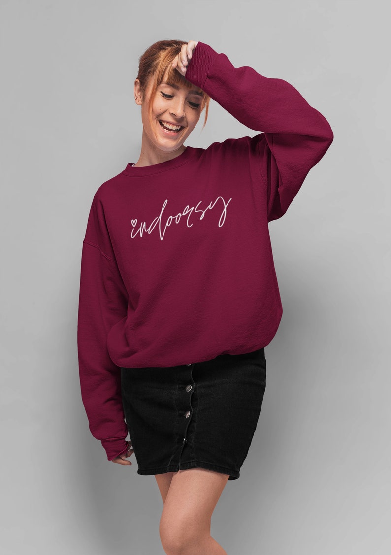 Indoorsy Sweater Homebody Sweatshirt Indoorsy Sweatshirt Etsy