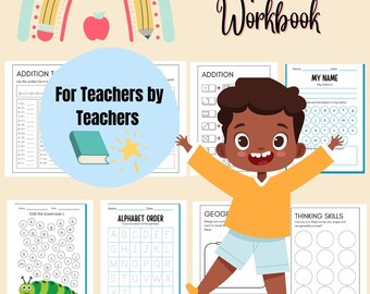 Preschool Alphabet Worksheet Bundle- Teacher Resources- Digital Printables