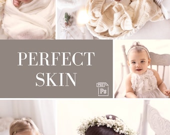 Perfect Skin Photoshop Action Adobe Editing Photography