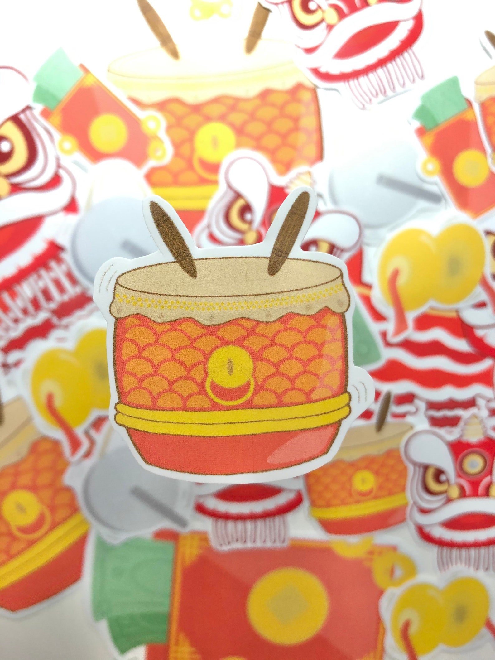 Lunar New Year Stickers 5 Pack | Etsy