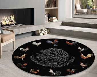 Rooster Rugs Etsy
