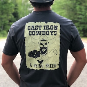 Gietijzeren cowboy T-shirt