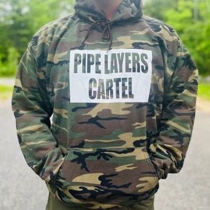 Hoodie met noodlijdende camouflageprint