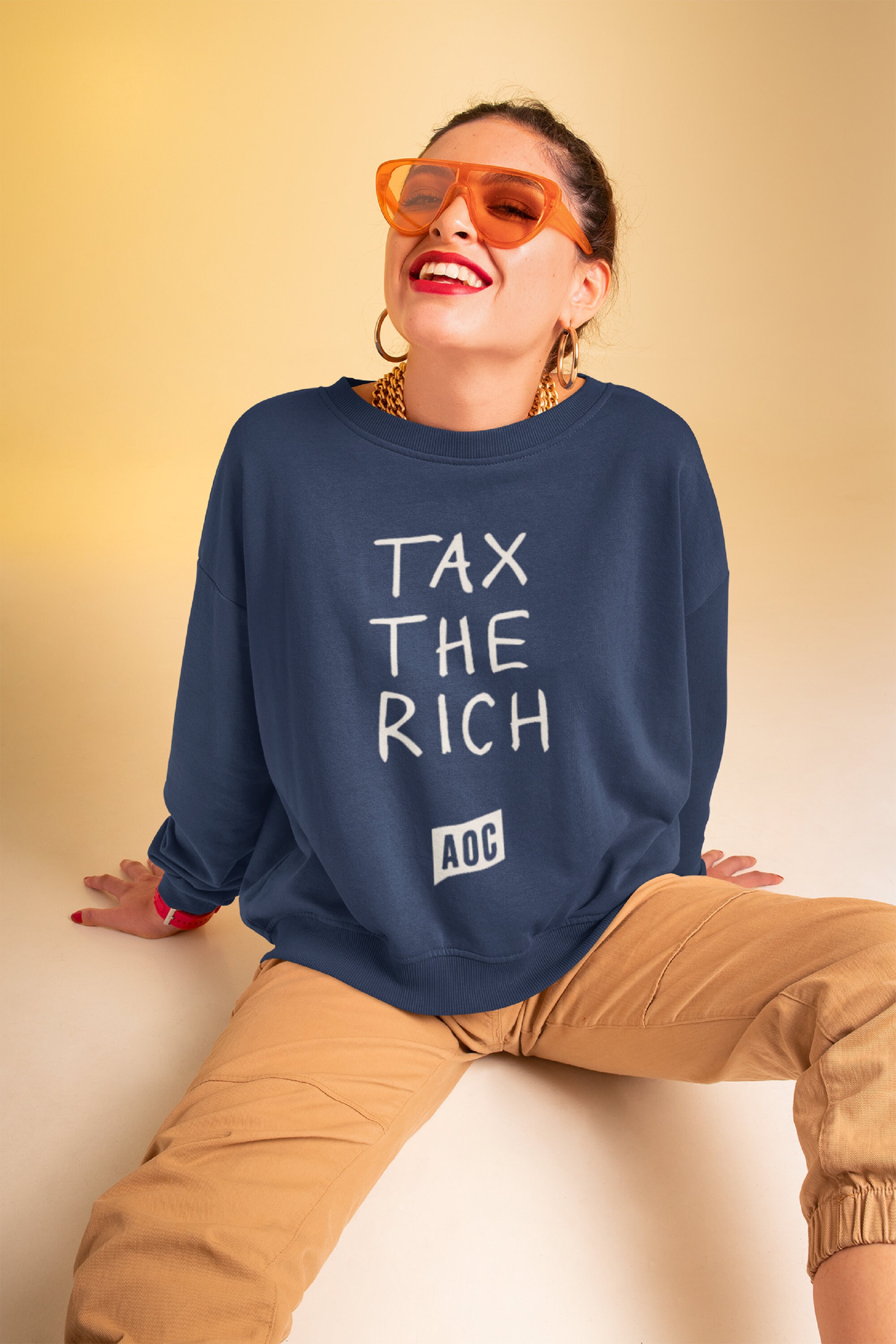 aoc expensive sweatshirt