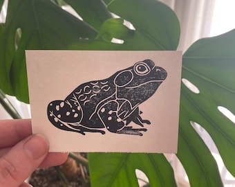 Frog Mini Print