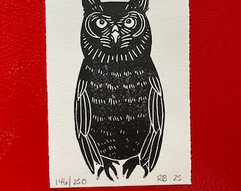 Owl Mini Print