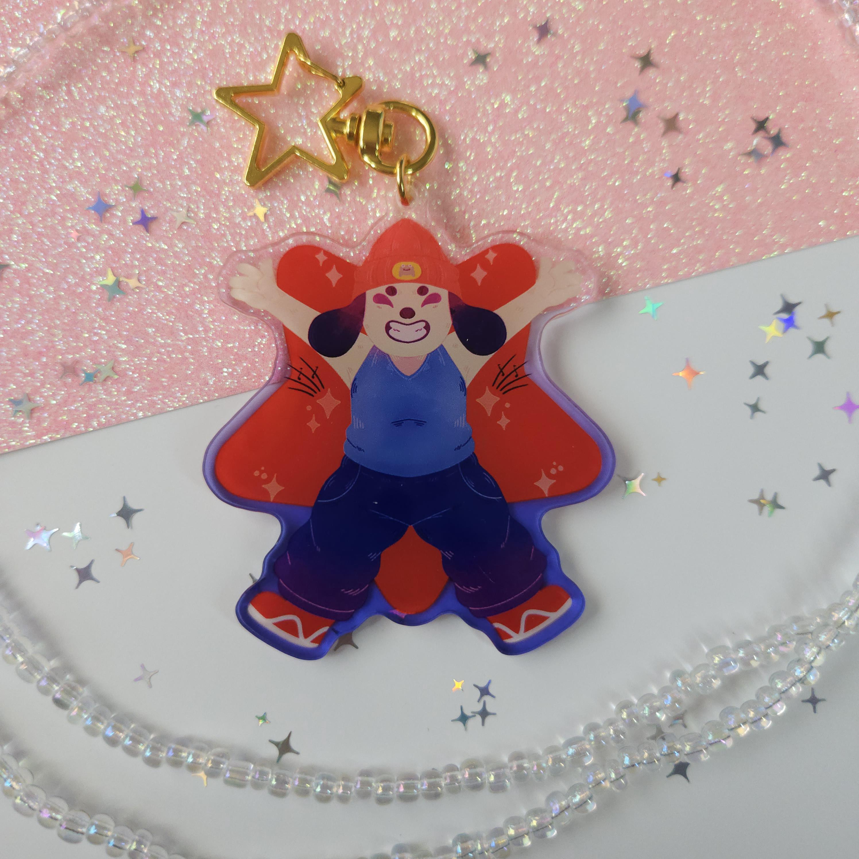 Parappa the rapper keychain - Etsy 日本