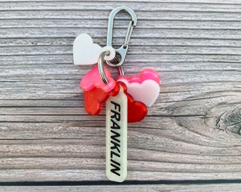 Heart Dog Tag, Valentine’s Day Dog Tag, Glow in the Dark Dog Tag, Dog Collar Charm, Valentine Day Gift for Dog, Dog Birthday Gift