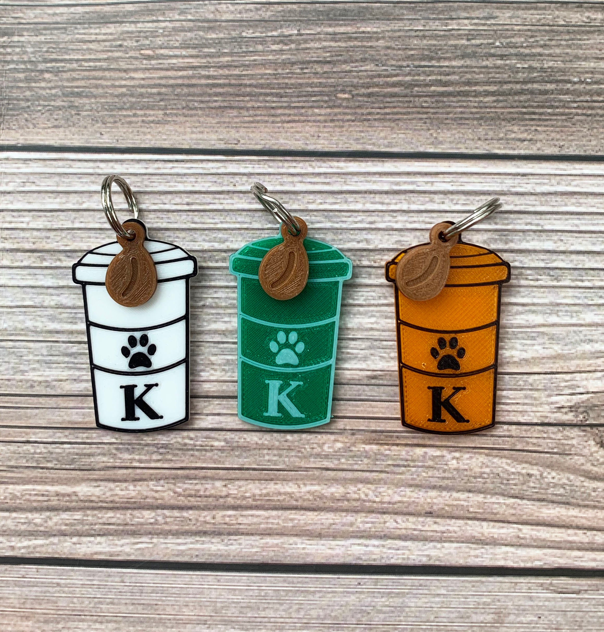 Monogram dog tag deals