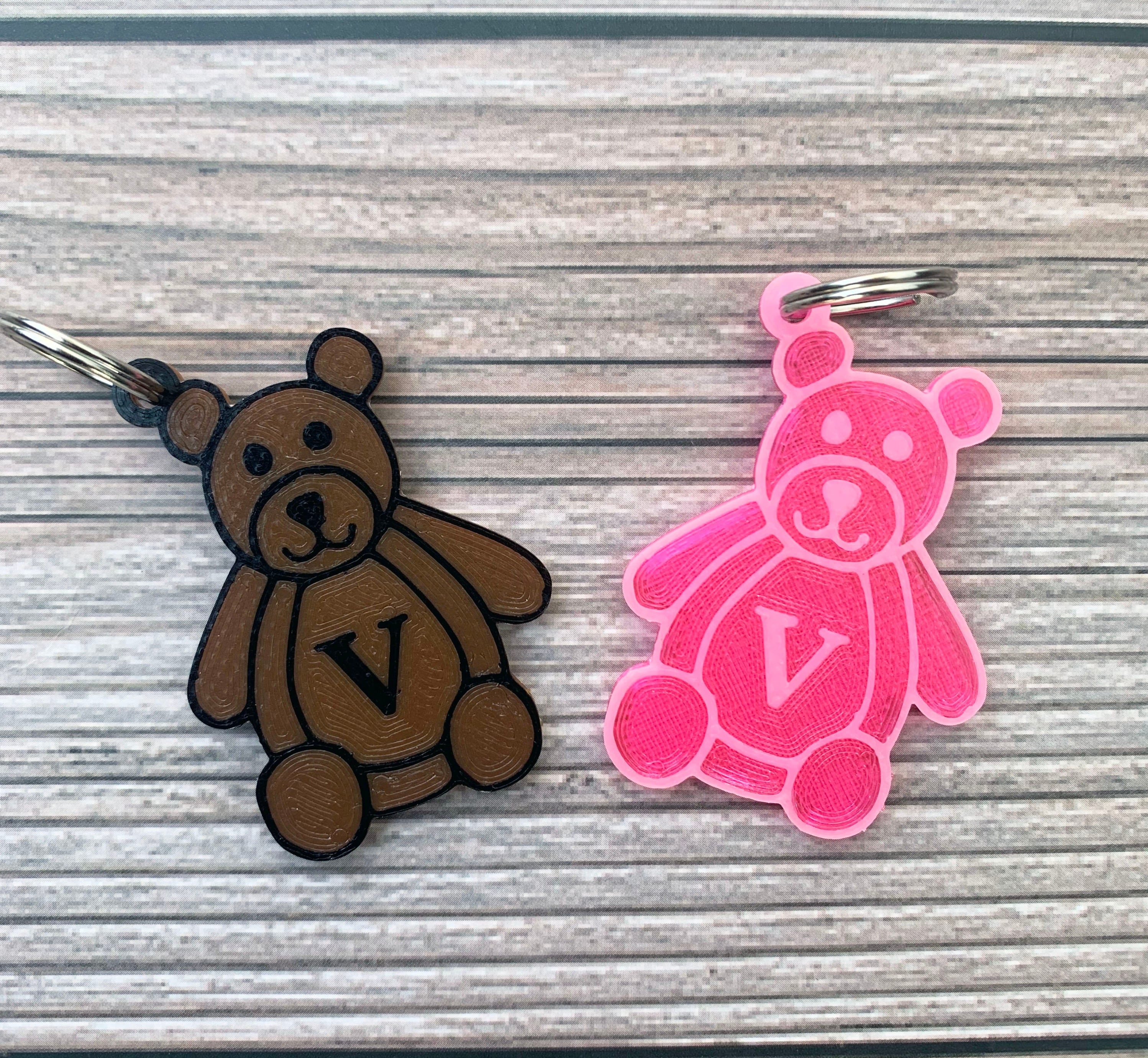 Bear Dog Tag Teddy Bear Dog Tag 3D Printed Dog Tag Monogrammed Dog Tag Nature Dog Tag Pet Accessories Dog Gift Dog Owner Gift Etsy