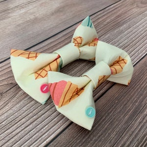 Ice Cream Dog Bow Tie, Summer Dog Bowtie, Pet Neckwear, Pet Accessories, Cat Bowtie, Dog Gift, Dog Owner Gift, Cat Gift, Cat Owner Gift