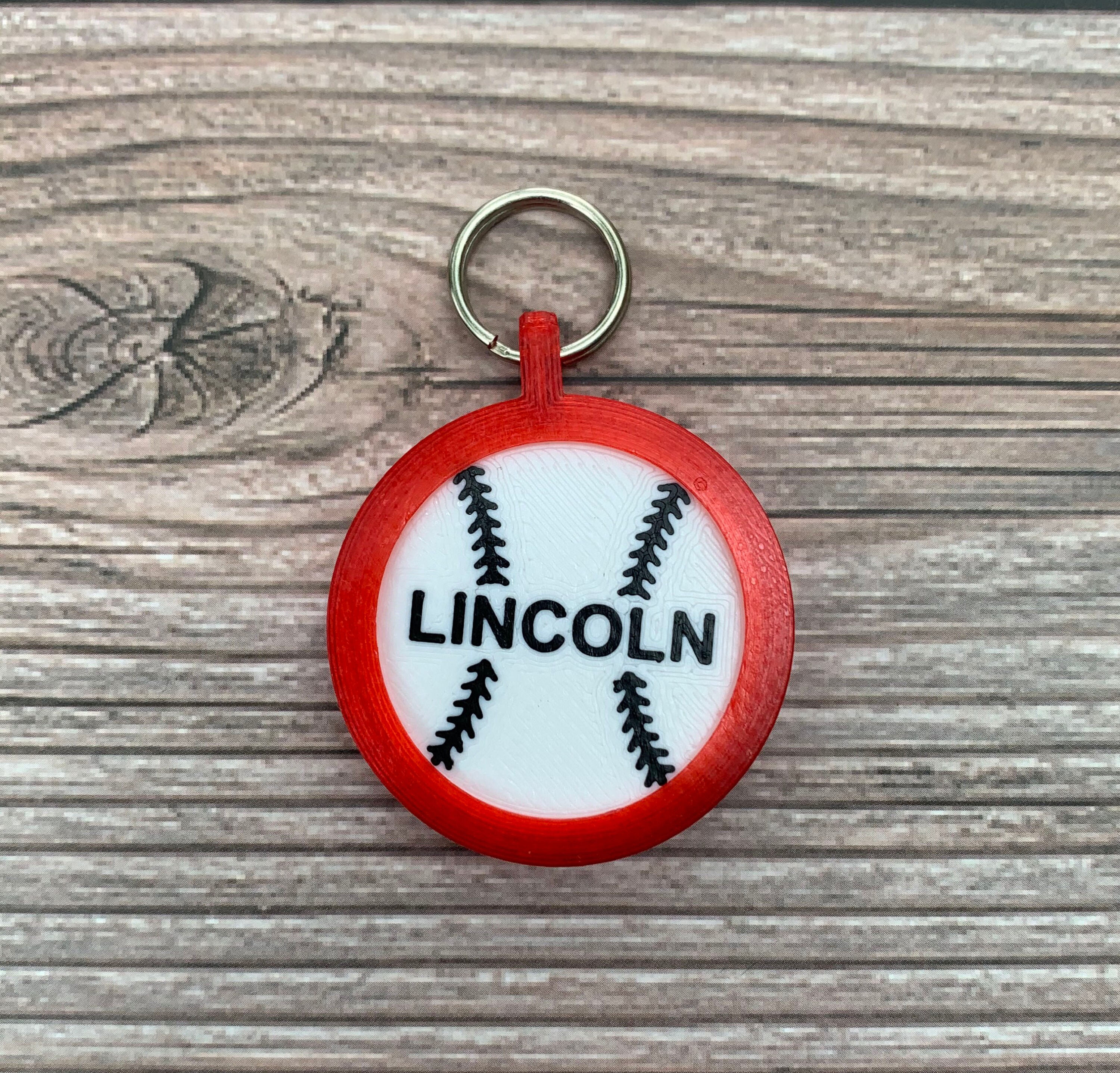 Baseball Dog Tag 3D Printed Dog Tag Sports Dog Tag Pet Etsy
