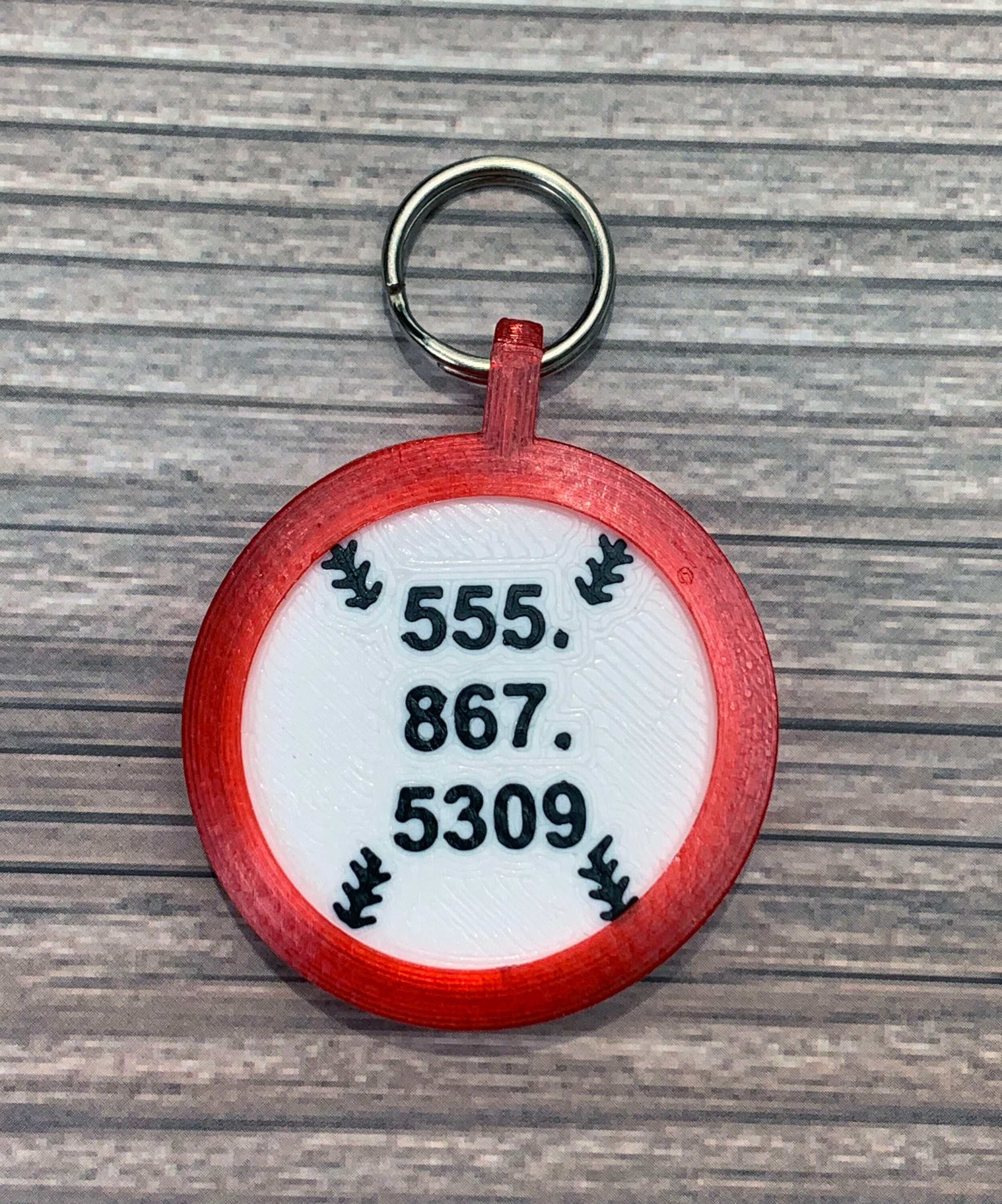 Baseball Dog Tag 3D Printed Dog Tag Sports Dog Tag Pet Etsy