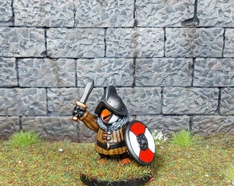 Painted Penguin Warrior RPG Character #2