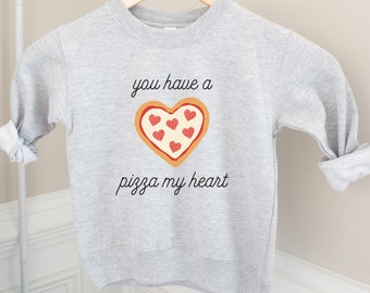 Toddler Valentine Shirt, Toddler Shirt, Valentines Day Outfit, Kids Valentine Outfit, Kid Heart Shirt, Pizza My Heart