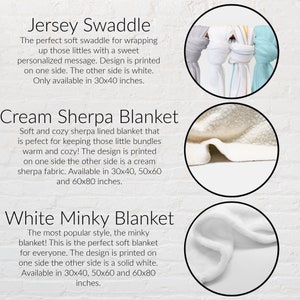 Personalized Newborn Swaddle Blanket, Name Swaddle, Swaddle Gift, Baby Swaddle, Kids Blanket, Personalized Gift, Custom Gift, Gift Newborn image 3