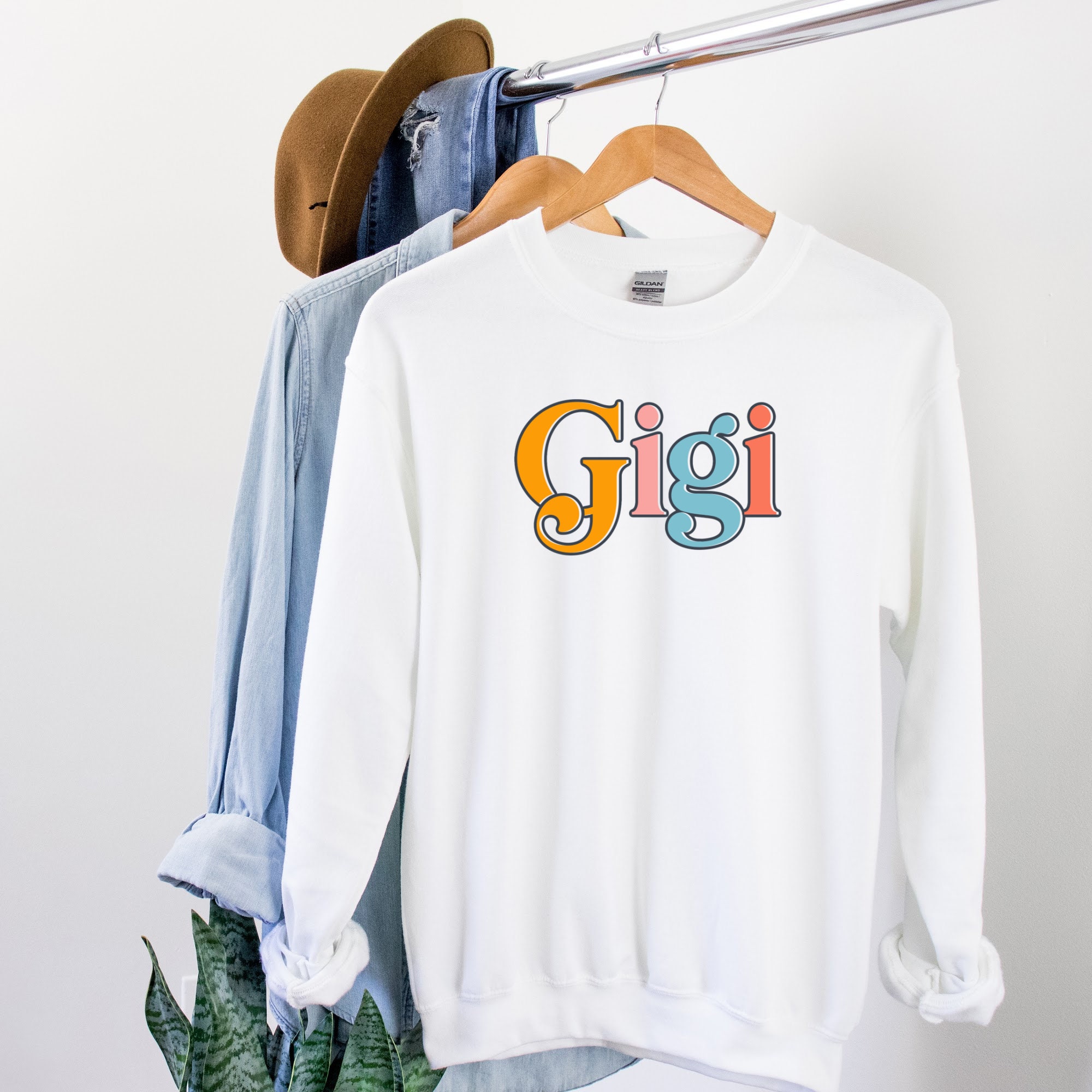 Gigi Sweatshirt Retro Gigi Shirt Gigi Shirt Gigi Gift | Etsy