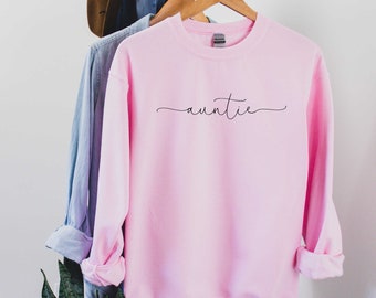 Auntie Sweatshirt, Aunt  Shirt, Aunt Gift, Aunt Sweat shirt, pregnancy announcement, new Aunt gift, grandma gift