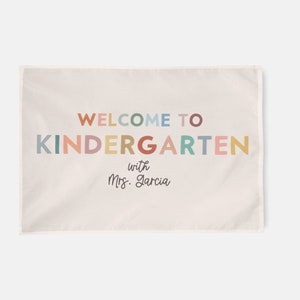 Kindergarten Teacher Gift, Teacher Personalized Flag, Teacher Appreciation Gift, Teacher Appreciation Week, New Teacher Gift, Custom Teacher