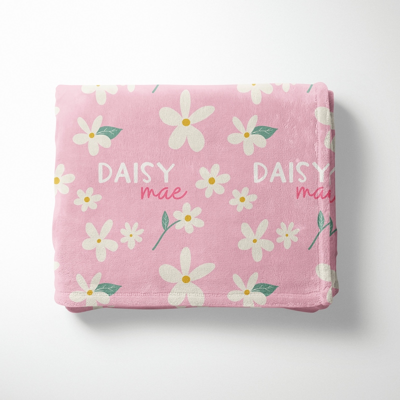 Daisy Checker Blanket
