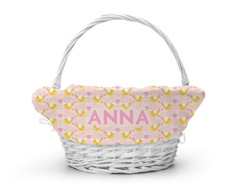 Personalized Easter Basket Liner, Custom Easter Basket Liner, Customized Easter, Monogram Easter, Girl Easter Basket, Boy Easter Basket