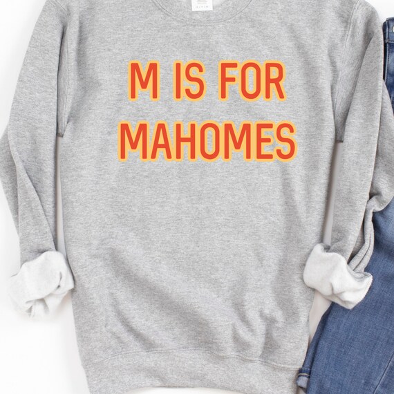 M Is for Mahomes Crewneck Sweatshirt Kansas City Sweat | Etsy