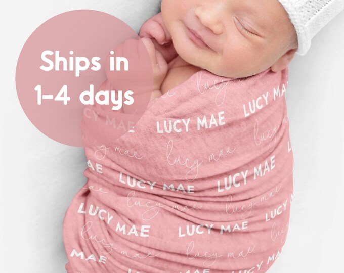 Oatmeal Bamboo Stretchy Swaddling Blanket New Baby Gift Newborn Swaddle