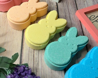 Easter Bath Bomb | Easter Basket Stuffer | Peeps Easter Bath Bomb | Easter Treats | Party Favors | Peeps Bunny Bath Bomb | Gift under 5