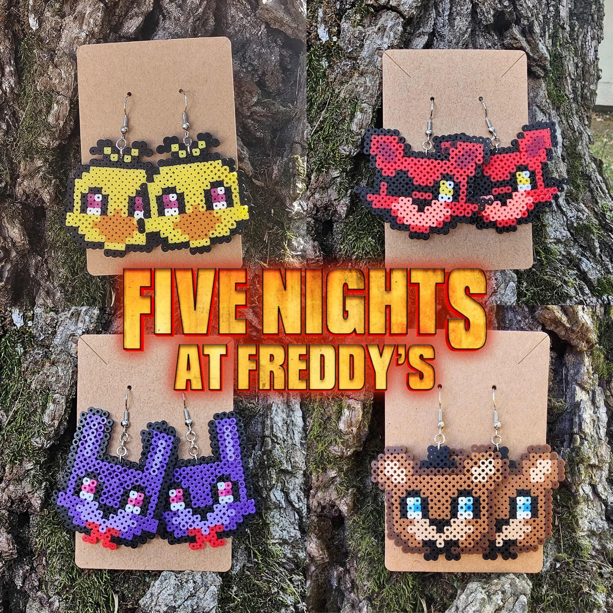 FNAF Perler Beads (Five Nights at Freddy's) - DIY Candy