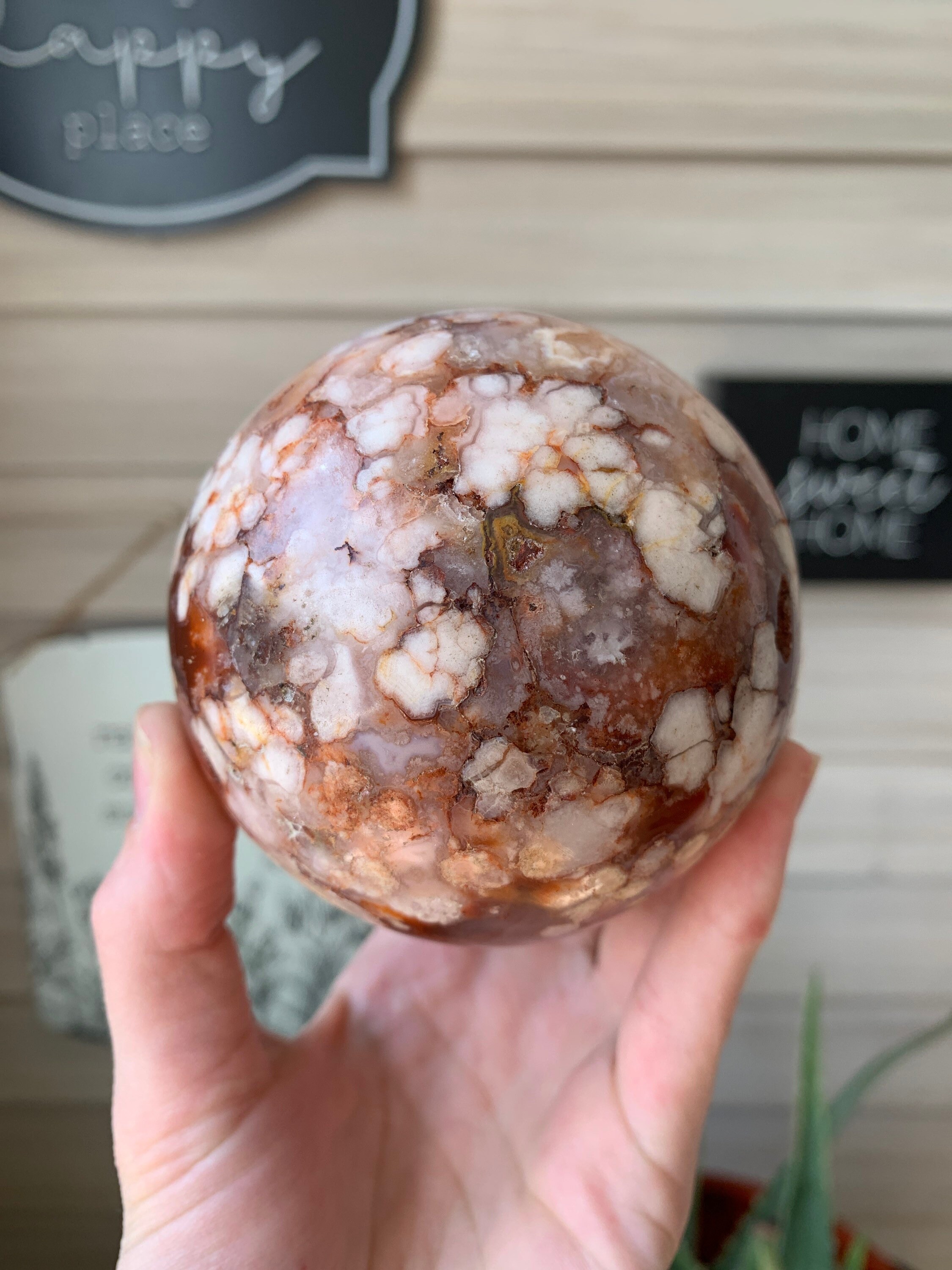 Rare Carnelian Flower Agate Etsy