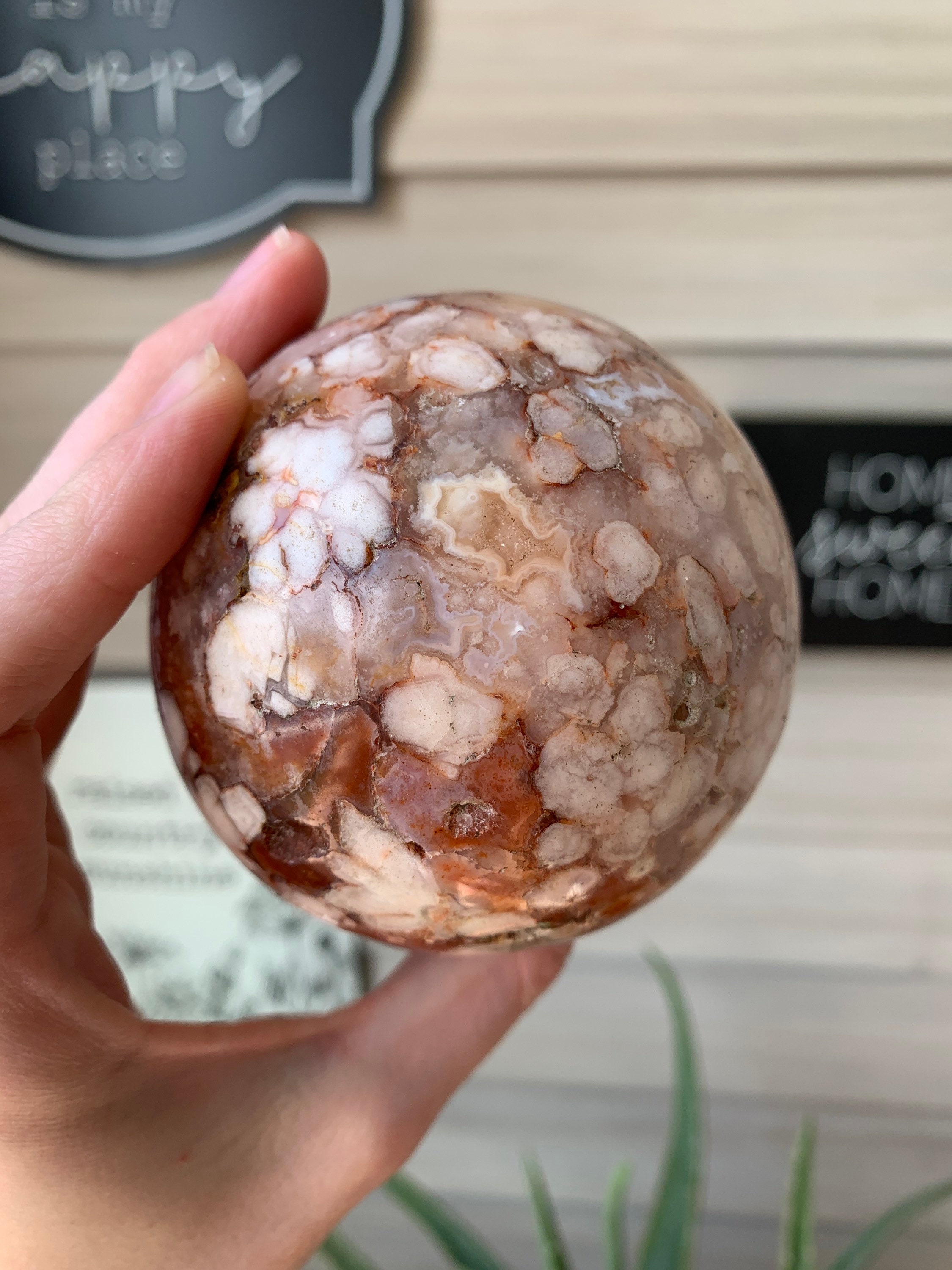 Rare Carnelian Flower Agate Etsy