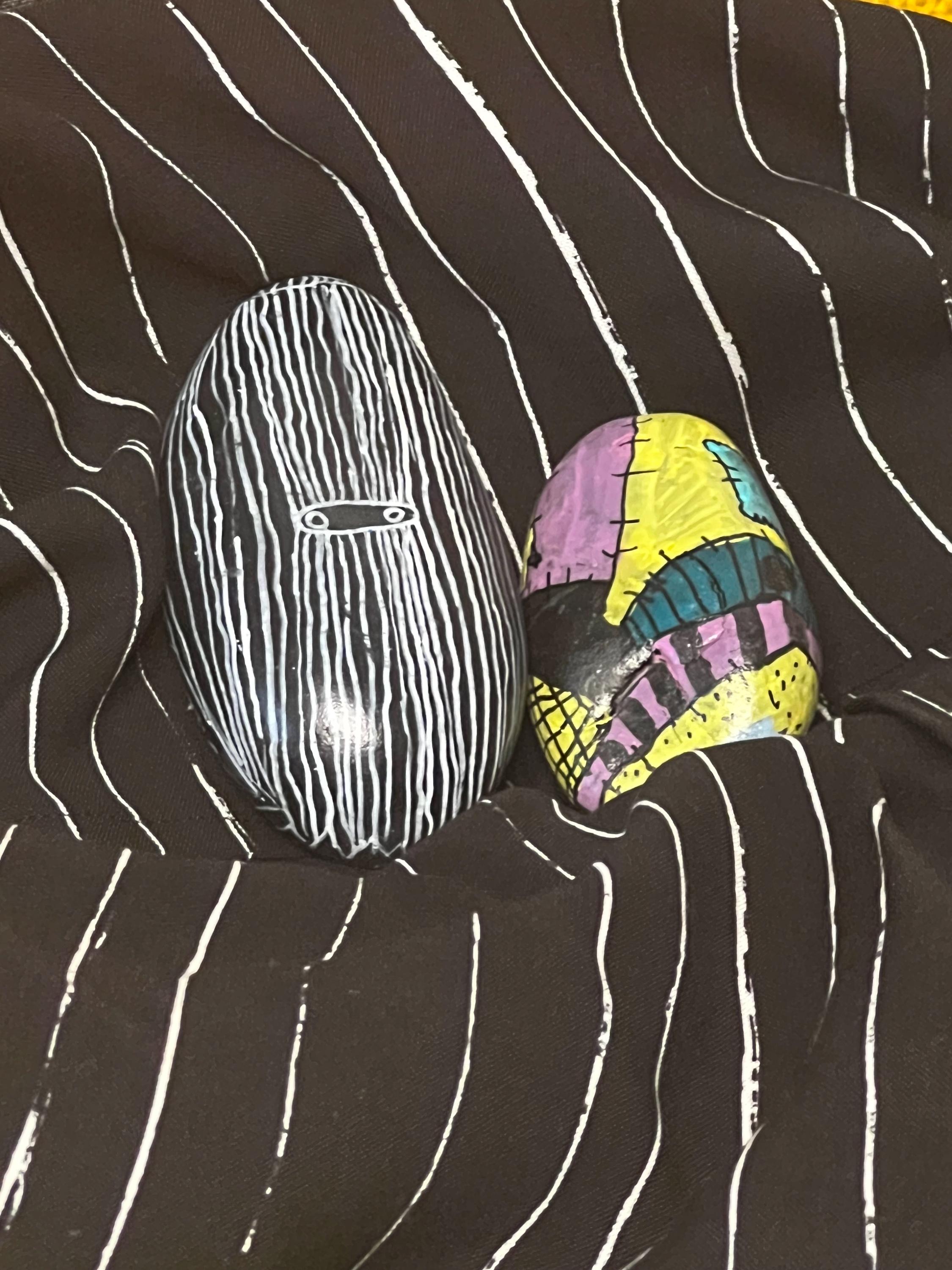 Sally Rocks Nightmare Before Christmas Jack and Sally Rocks - Etsy