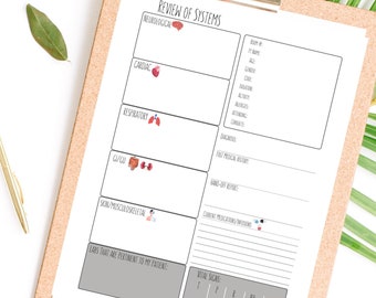 Nursing Student Report Sheet, Nurses Report Sheet, DIGITAL PRINT