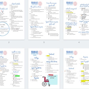 Med Surg Nursing School Bundle, Study Guide BUNDLE, Medical Surgical ...