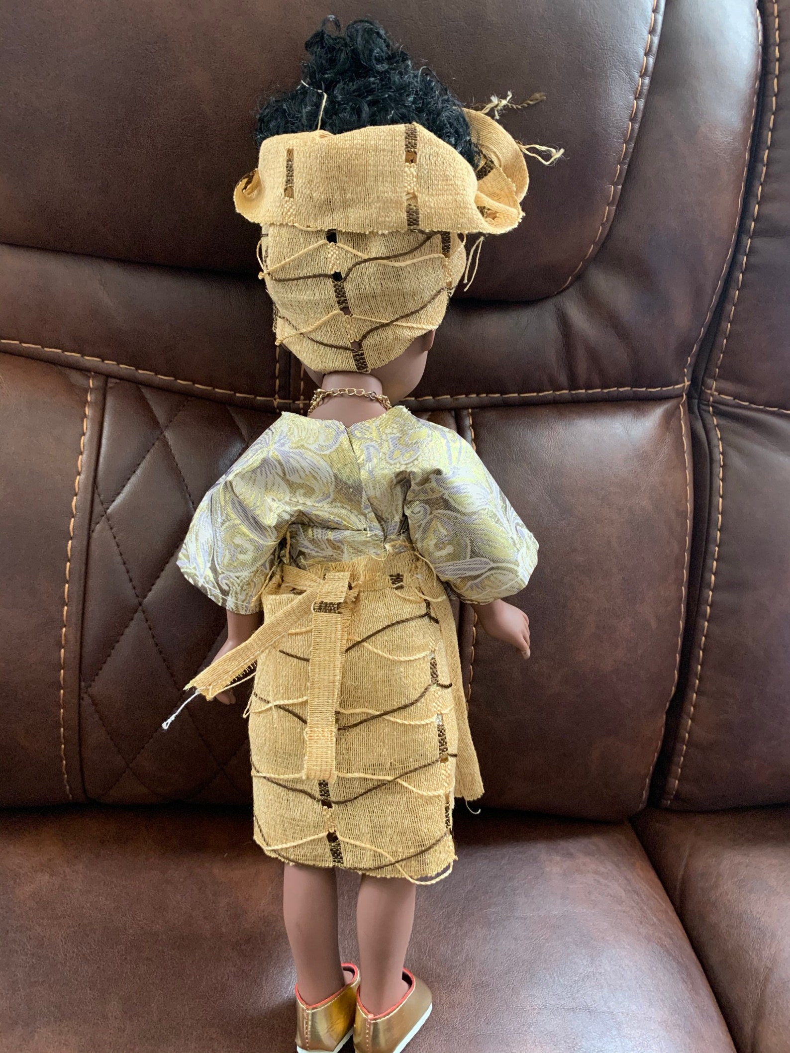 OLABOMI Black Girl Puppe afrikanische Prinzessin High